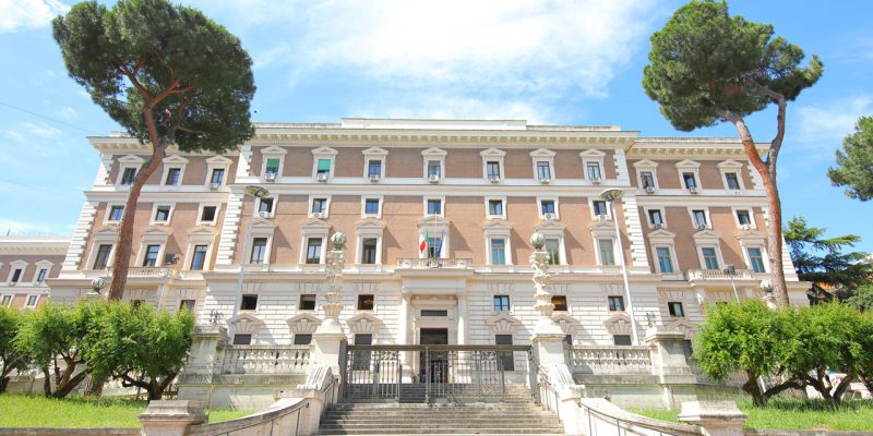 Immagine che mostra l'edificio del Ministero degli Interni